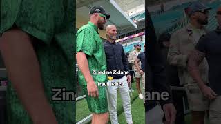 Zidane linked up with Travis Kelce at the F1 Miami Grand Prix 🏎️