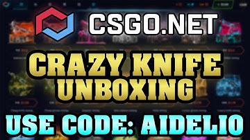 CSGO.NET Promo Code 2025 🔷 CASE OPENING GONE WILD 🔷 Best CSGONet Code "AIDELIO" + Free Bonus
