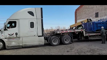 Clean Valley Recycling Unloading New Baler at Their Swink, Colorado Location...