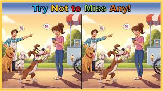 【Spot the Difference | Brain Health】 Memory & Focus Training Puzzle | Dementia Prevention