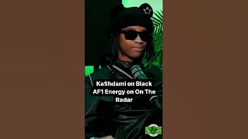 Ka$hdami Pulled Up To On The Radar On Black AF1 Energy