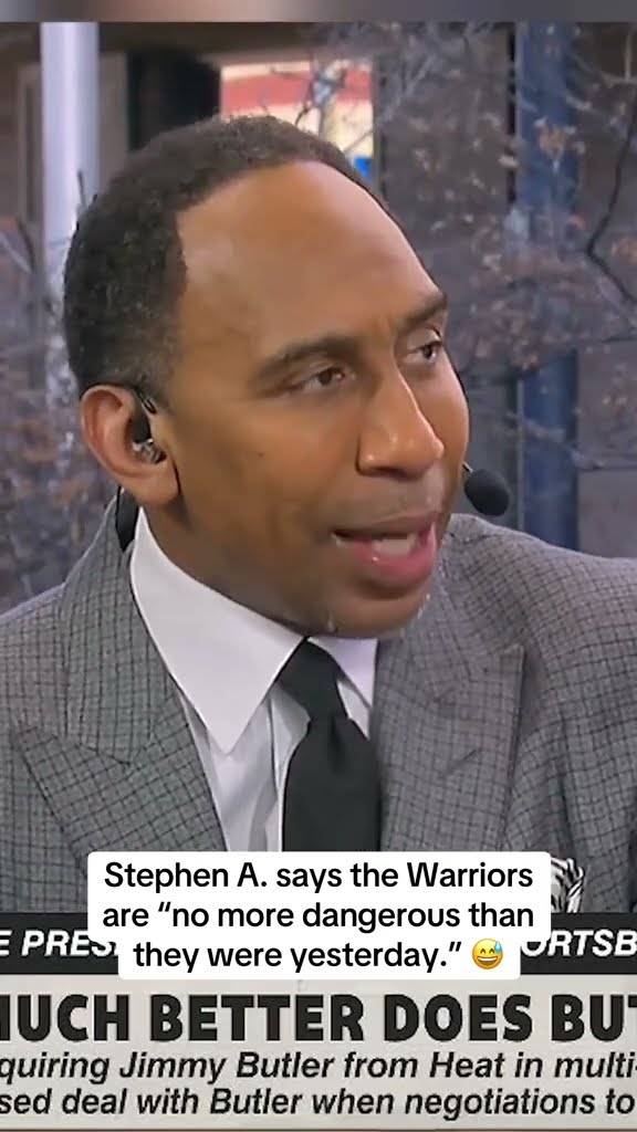 Stephen A. isn’t moved at all by Jimmy Butler to the Warriors ?