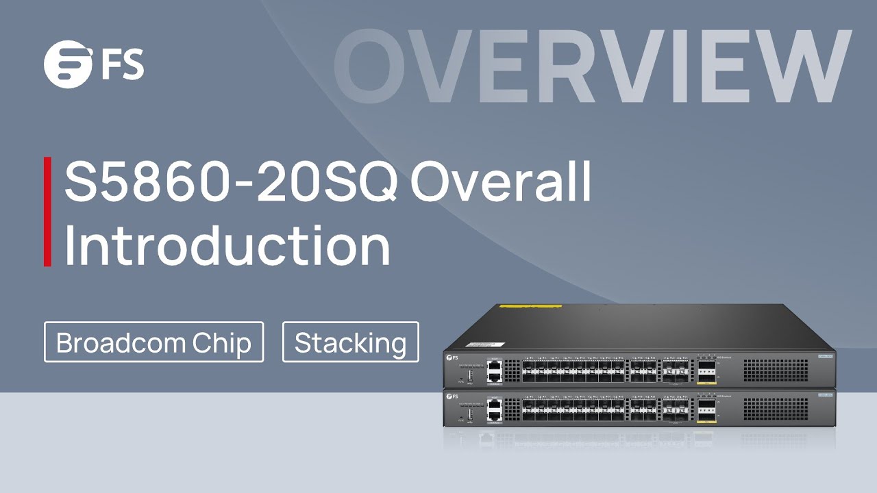 24-Port 10Gb SFP+ L3 Stackable Switch with 25G/40G Uplinks, S5860-20SQ 