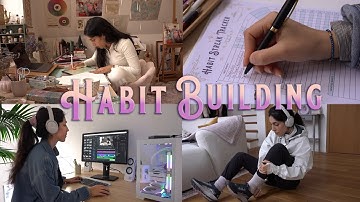 How to build Healthy & Lasting Habits 🌟 Slow & Cozy days in the Art Studio 🦋 Vlog