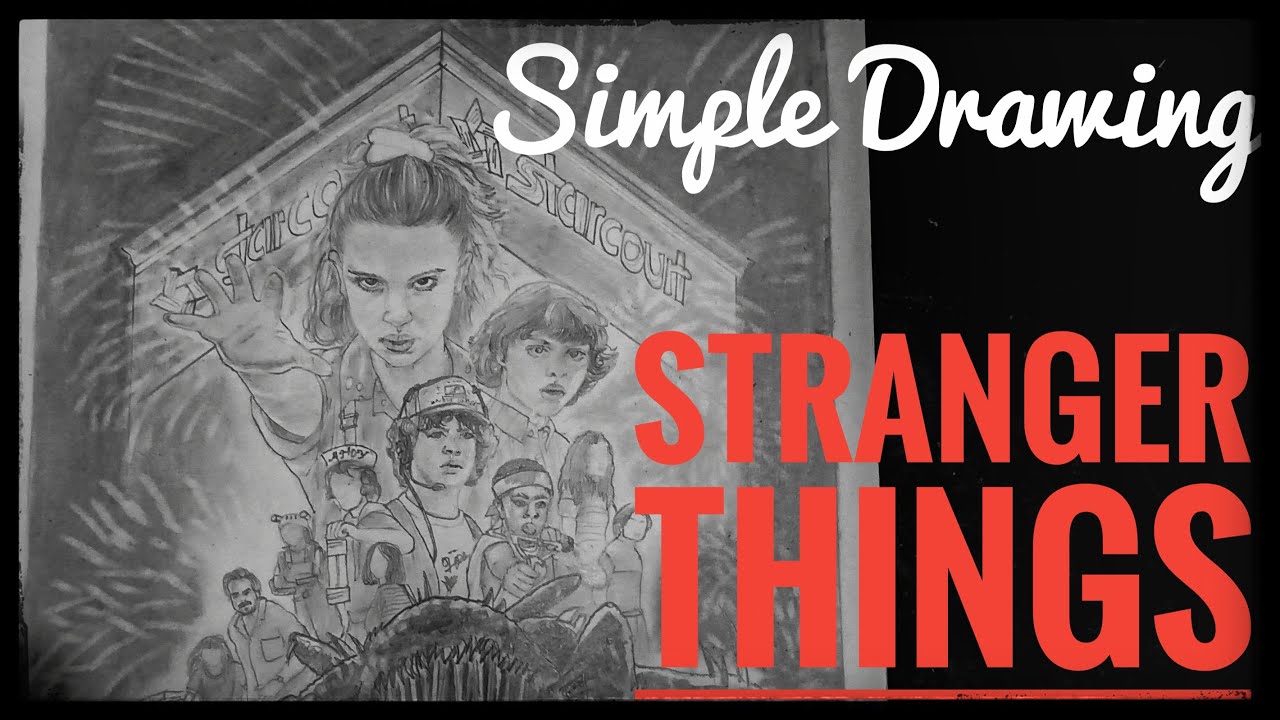 Stranger Things Drawing Photos  Drawing Skill