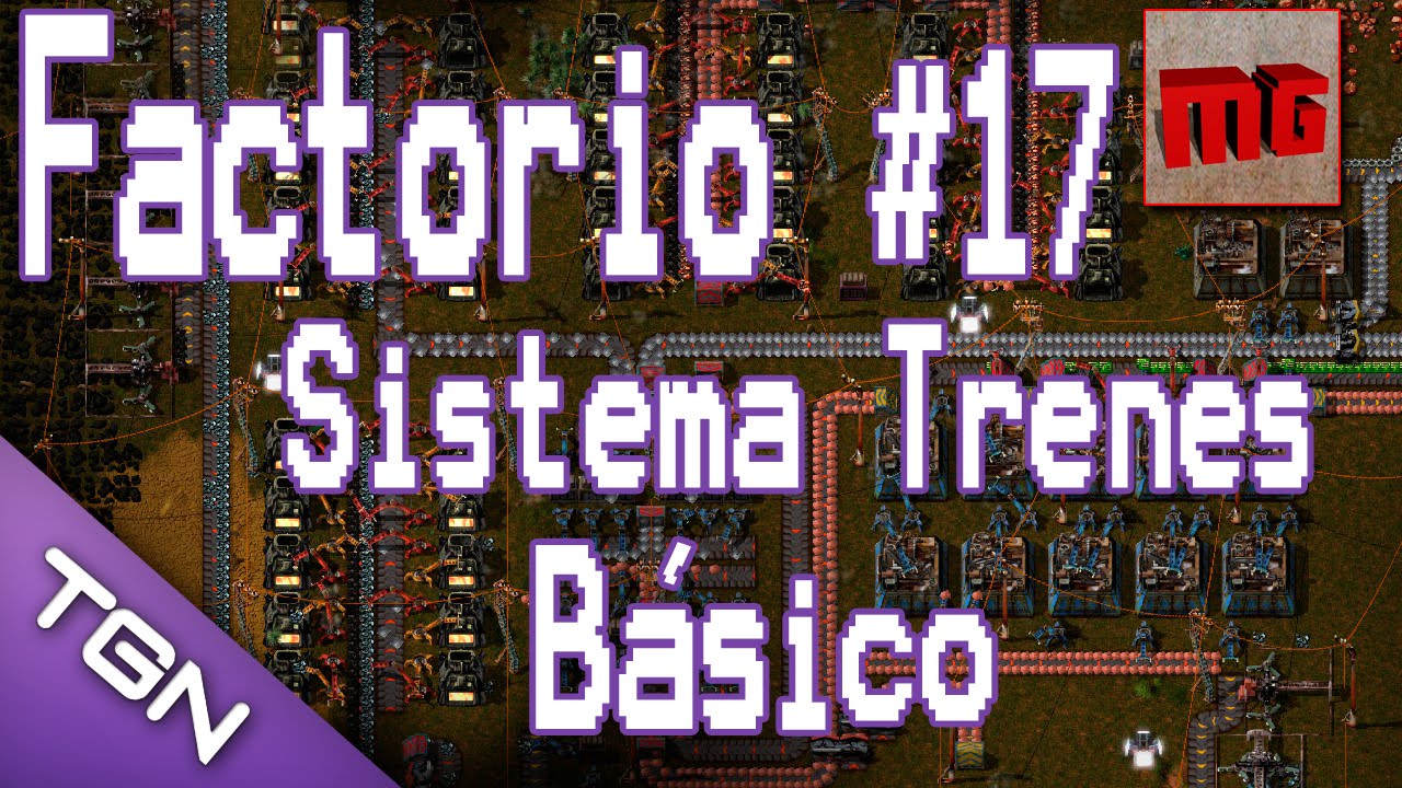 Factorio #17 - Tutorial básico de trenes. - YouTube