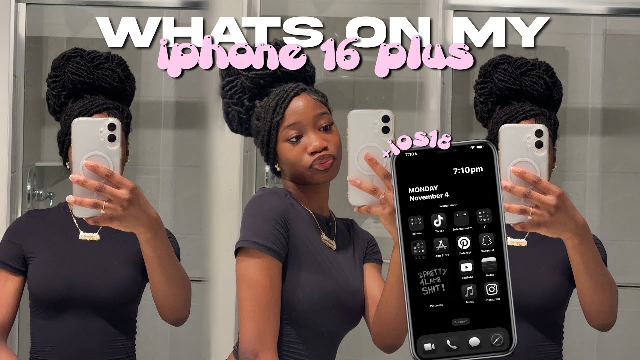 WHATS ON MY IPHONE 16 PLUS +ios18