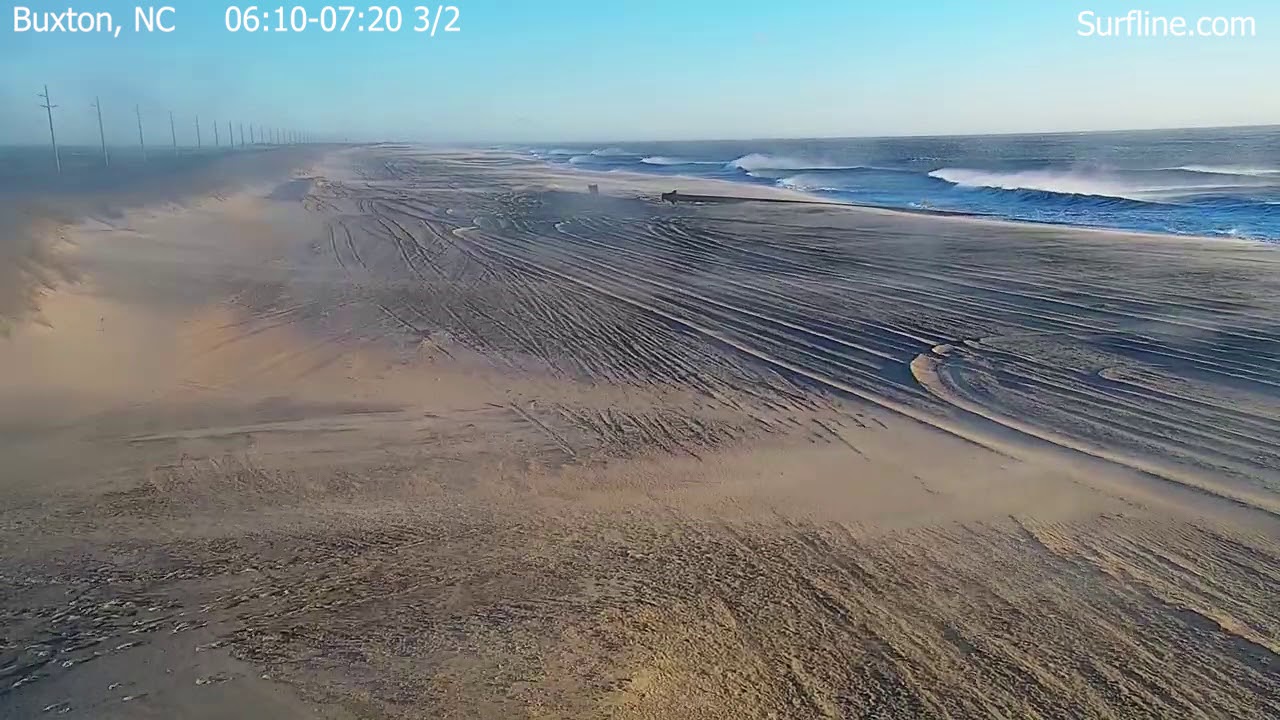 Windmageddon Buxton, North Carolina Outer Banks cam 3/2/18 YouTube