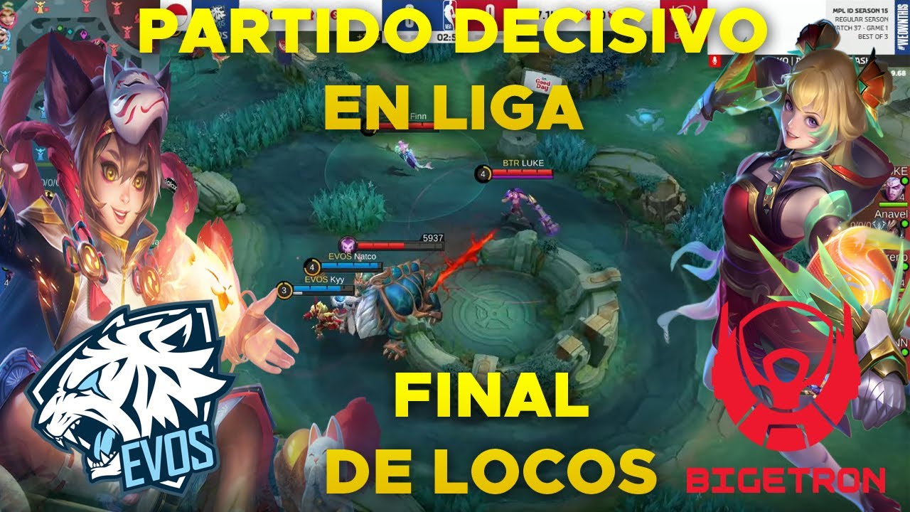 EL PARTIDO CON EL RESULTADO MAS LOCO DE LA JORNADA,EVOS VS BIGETRON