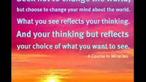 A Course in Miracles; Introduction