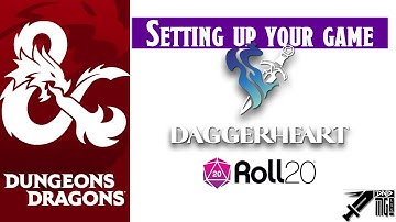 Setting uip a Daggerheart game on Roll20