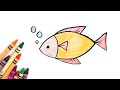 Hướng dẫn vẽ con cá - Cách vẽ con cá