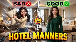 Good vs Bad Hotel Manners 🏨 | Learn English Through Story | English Conversation