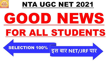 Good News for all students for ugc net