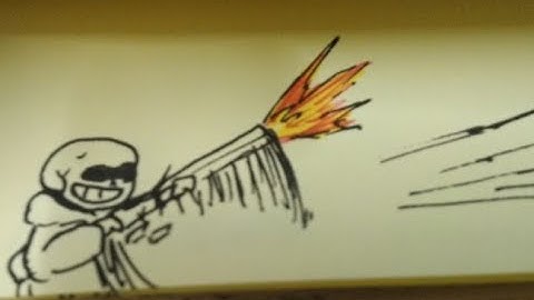 Flipbook Animation | sudden changes sans fight！