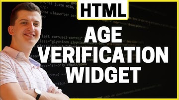 How to Add Age Verification To HTML Website