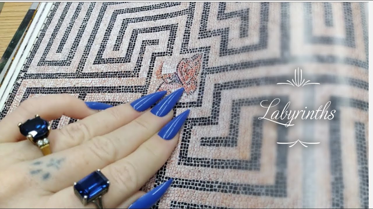 asmr - Labyrinths , page flipping, soft spoken