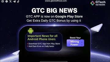 NEW UPDATE AIRDROP GTECH NETWORK 