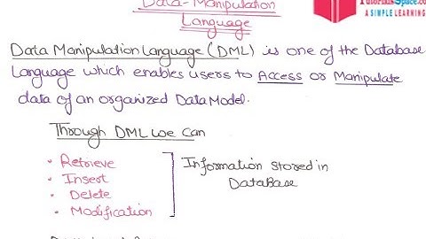 15- What Is Data Manipulation Language In DBMS In HINDI | What Is DML Language In DBMS In HINDI