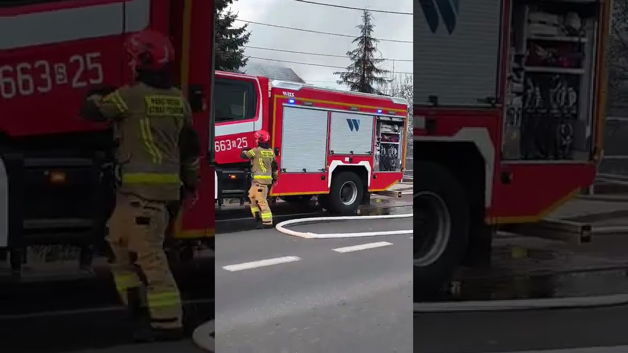 Pożar w Pszowie #pożar