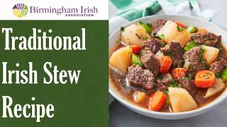 Traditional Irish stew recipe