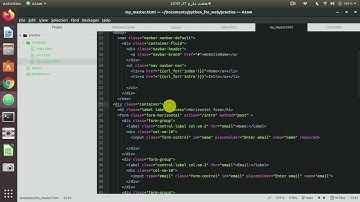 Python for web development using Flask | Template | Inheritance
