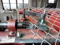 Fully automatic Chain Link Fence Making Machine Red surface treatment
