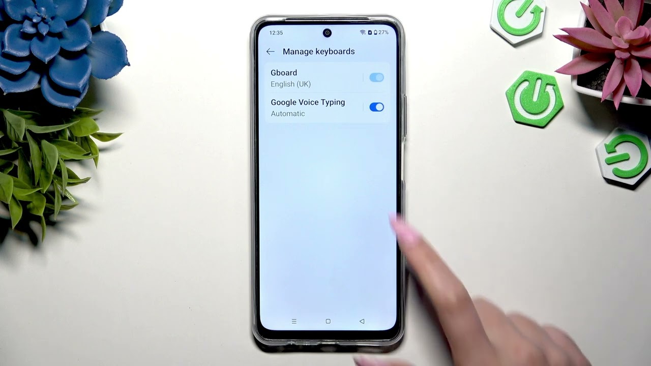REALME Narzo 80 Lite – How to Enter Text Correction Options
