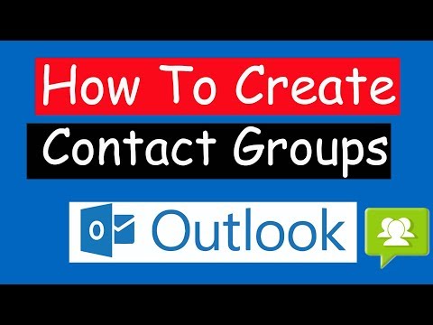 How to Create Contact Groups in Microsoft Outlook