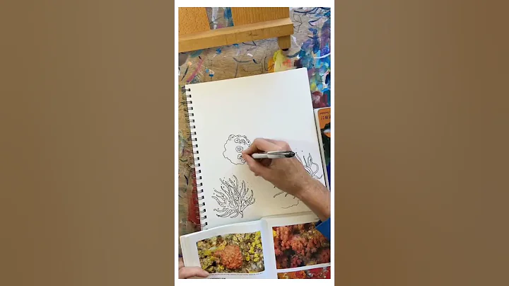 Undersea Sketch Artist Time Lapse | Colleen Wilcox