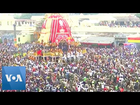 Millions of Hindus Celebrate Chariot Festival in India.