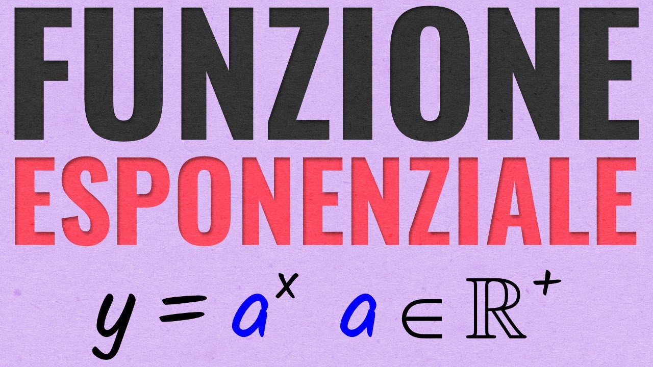 FUNZIONE ESPONENZIALE | Spiegazione, Esempi ed Esercizi