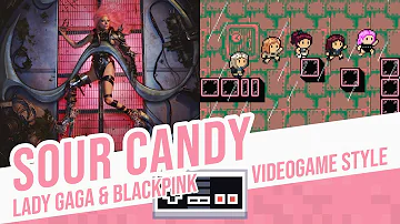 SOUR CANDY, Lady Gaga & BLACKPINK - Videogame Style