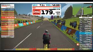 Тренировка в ZWIFT. 29 января 2023 г.  Блоки. ПАНО и VO2MAX