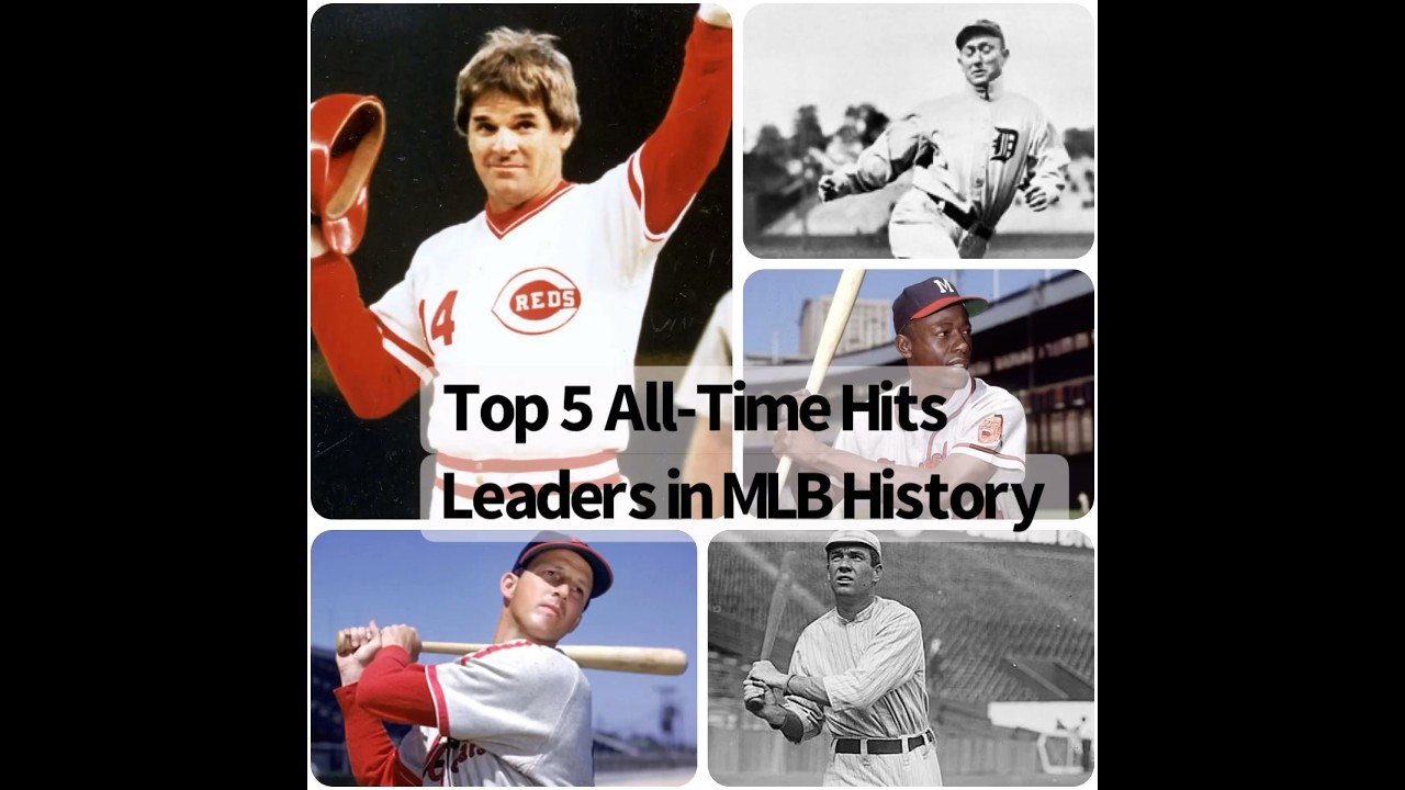 Top 5 All-Time Hits Leaders in MLB History!