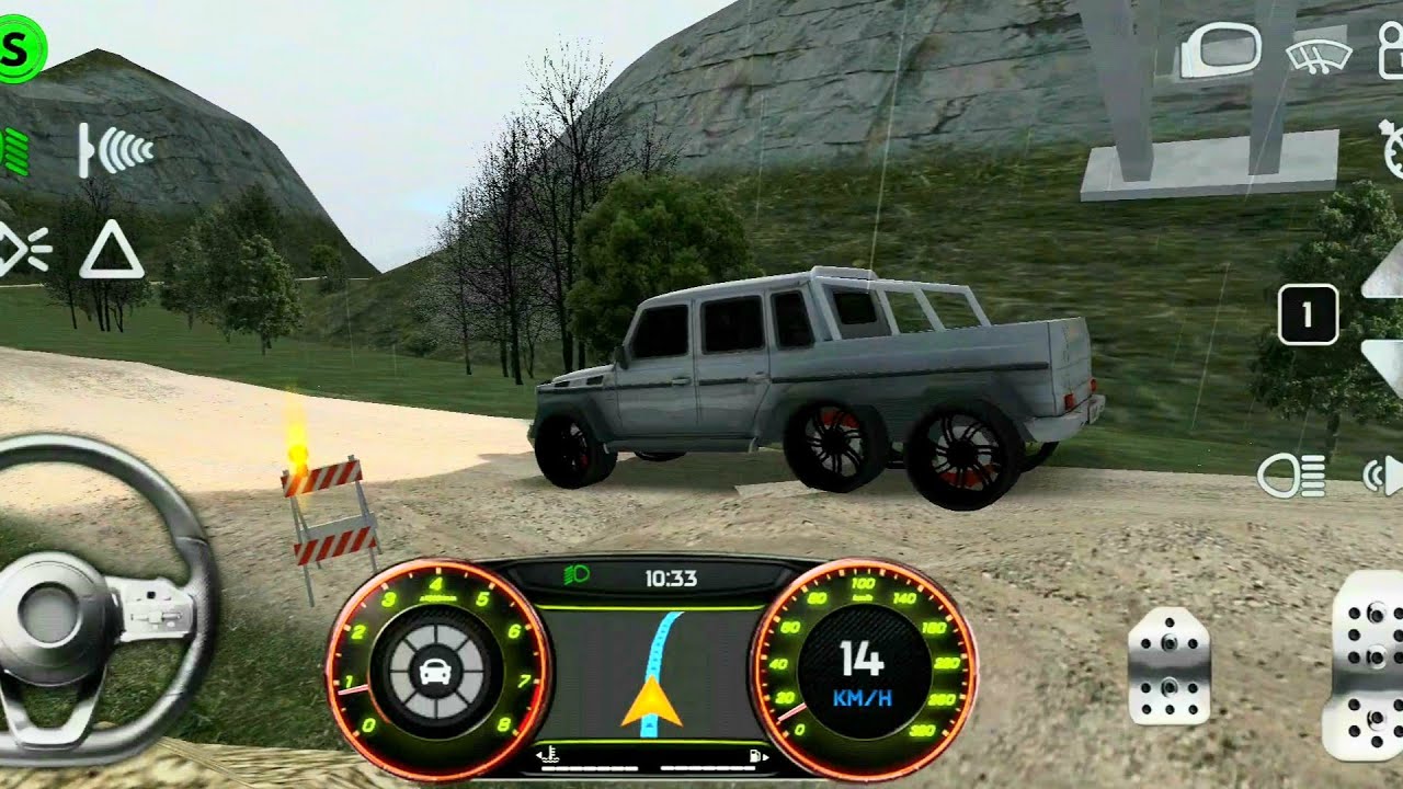 Mercedes G63 6x6 Offroad Challenge - Real Driving Sim