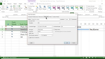 Change Task Constraints