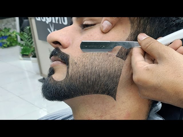 BEST 👍 BEARD 🔥 STYLES FOR MEN | BEARD BARBER STYLE | Dari Cutting Style 3023 class=