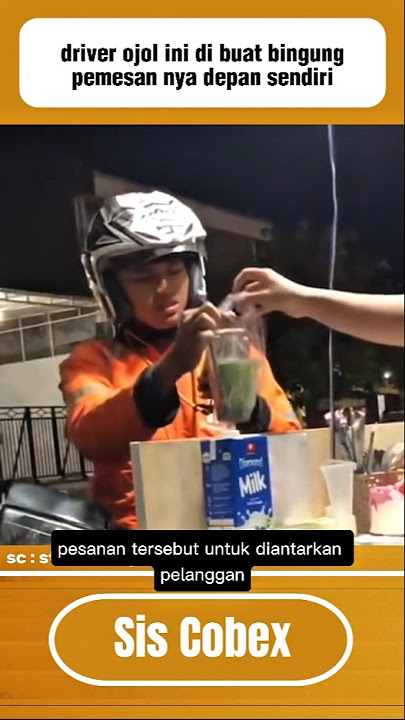This ojol driver was confused by the person who ordered it in front of him #shorts