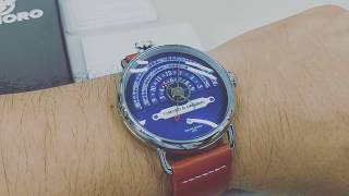 TOMORO Hemicycle Time Display Watch TOMORO 検索動画50 TOMORO Hemicycle Time Display Watch TOMORO 検索動画 50