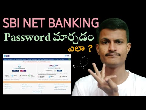 How to change Online Sbi Net banking password in telugu || State Bank Of India ||