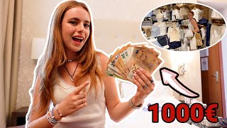 DOSTALA JSEM 1000€ na 24 hodin!!!!!! co vše jsem si koupila 🛍🛍🛍