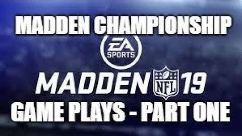 Madden 19 Glitches Cheats and Tips - Madden Championship Scheme - Part One