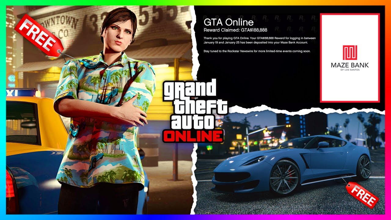 FREE Money Is For Players In GTA 5 Online...NEW Vehicle Released, RARE Items & - YouTube