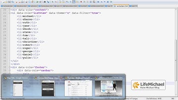 Creating Navbar in jQuery Mobile