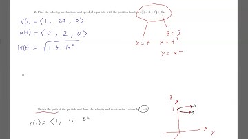 13 4 Motion in Space Velocity and Acceleration