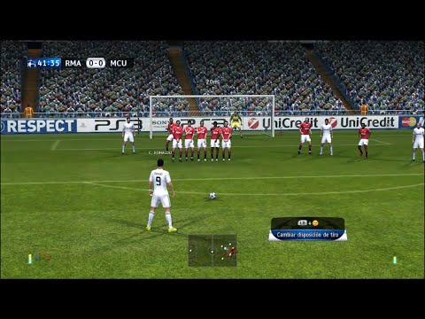 PES 2011 (Español) de PC. Champions League: Real Madrid-Manchester