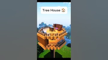 Minecraft Tree House 🏡#shorts #minecraft #shaders #build