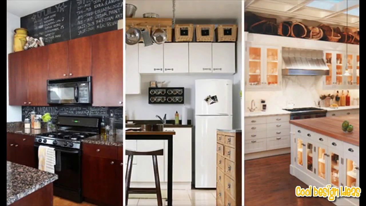 Decorating Above Kitchen Cabinets Ideas - YouTube