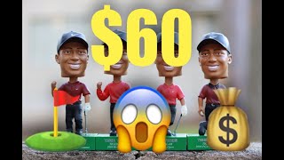 Tiger Woods Bobbleheads: Collecting RARE Tiger Slam from Upper Deck for $60!!!